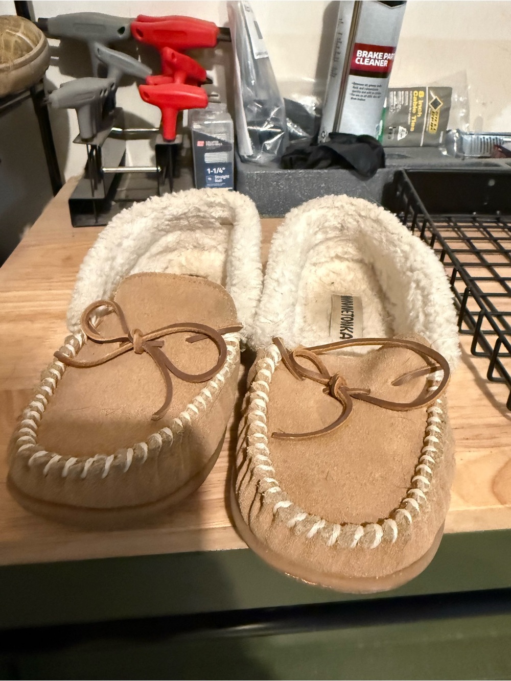 Minnetonka Cally Slipper Women's Brown Moccasin Slippers
